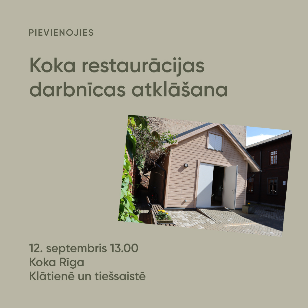 Koka restaurācijas darbnīcas atklāšana